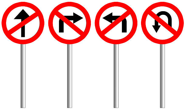 istock Traffic sign of vector 4 set 523202721