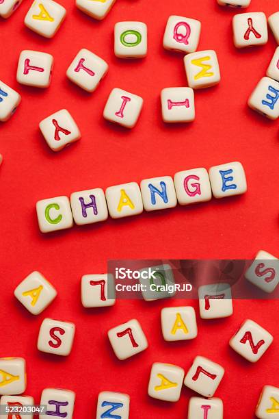 Change Stock Photo - Download Image Now - Alphabet, Change, Close-up