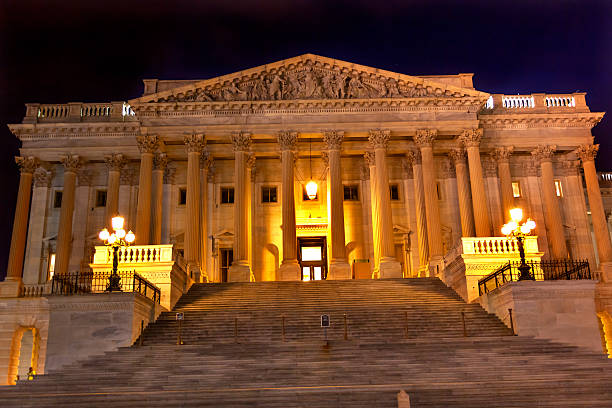 istock House of Representatives US Capitol Night Washington DC 523203163