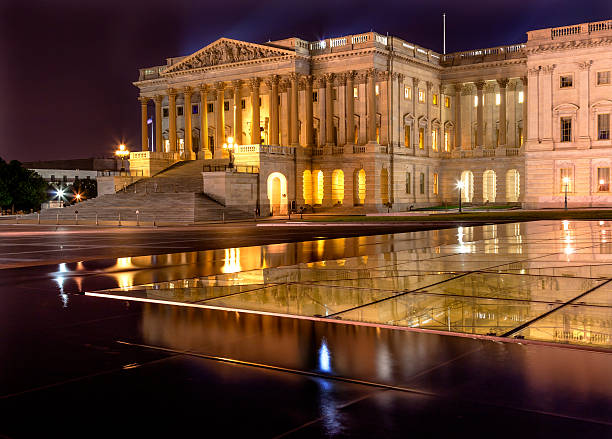 istock House of Representatives US Capitol North Side  Night Washington DC 523203165