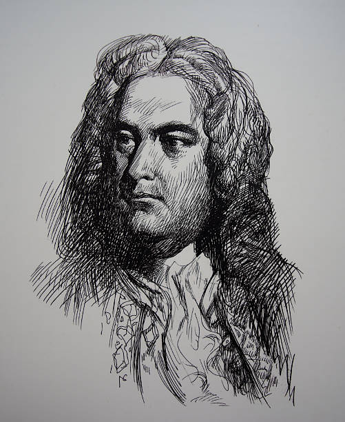 Johann Sebastian Bach stock photo