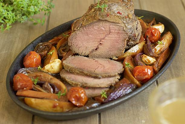 istock Baked veal with vegetables 523215275