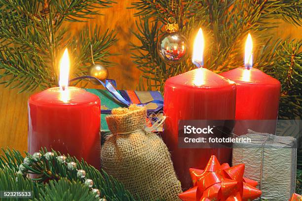 Advent Candles Stock Photo - Download Image Now - Advent, Bag, Bead