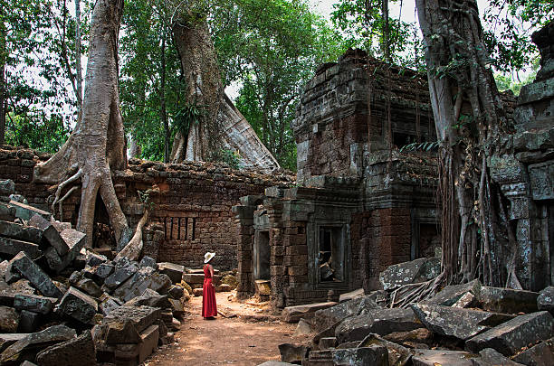 The Ta Prom temple are very unique. The whole temple look like a ruin, and special because of that it´s a really nice atmosphere inside.