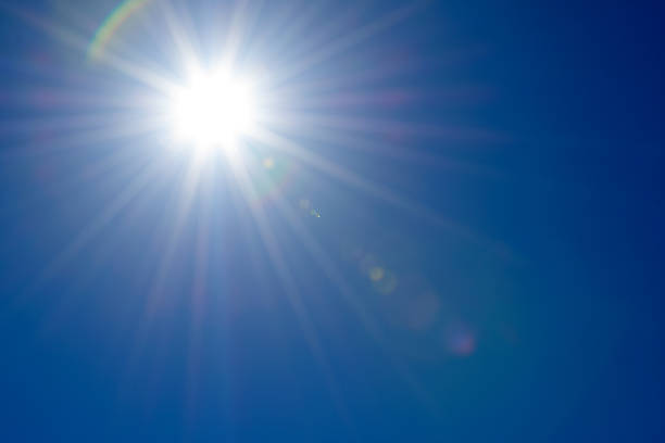 istock Blue sky and sunshine in Summer 523217391