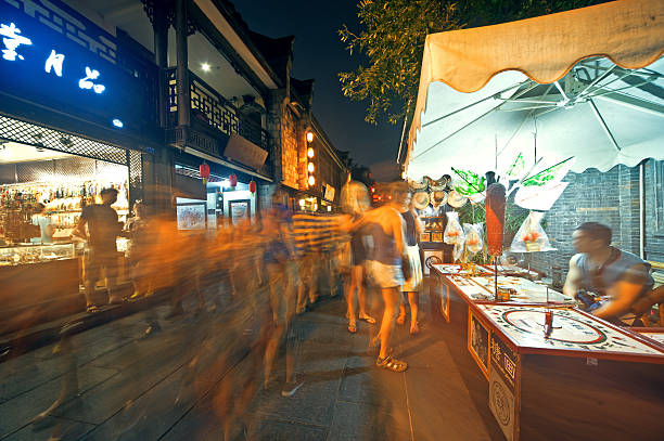 istock In China, chengdu jin at night 523218435