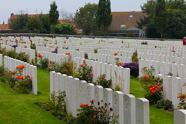 istock WW I Graves, Tyne Cot Cemetery, Belgium 523218635