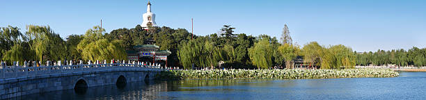 Parque de Beihai panorama - foto de acervo