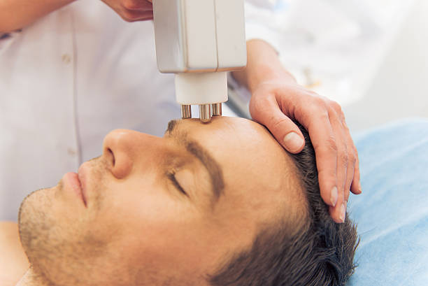 istock Man at the cosmetician 523240766