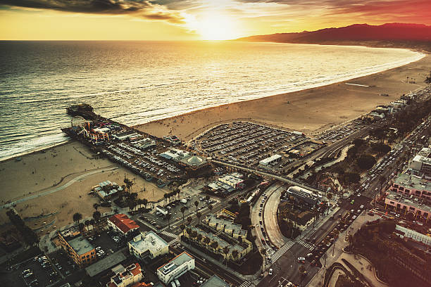 istock santa monica district from the helicopter 523242494