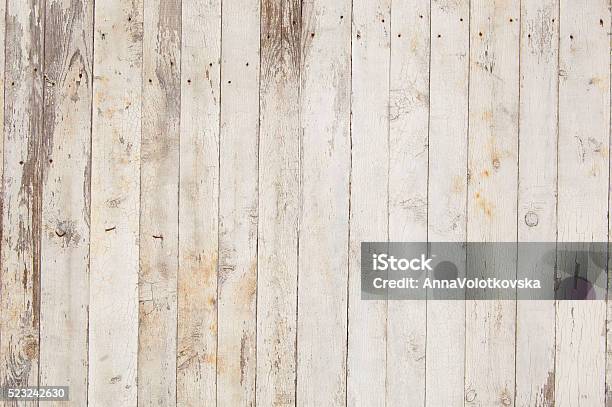 Wooden Planks Wood Background White Grey Stock Photo - Download Image Now - Architecture, Broken, Close-up