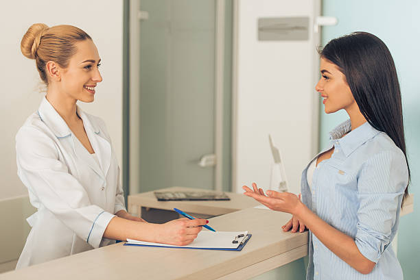 istock Woman at the doctor 523243318