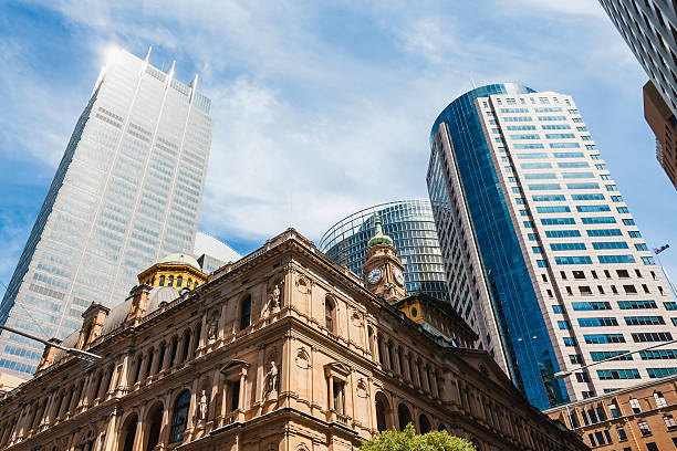 istock Sydney Downtown CBD Skyline, Australia, view from Bridge Street 523247426