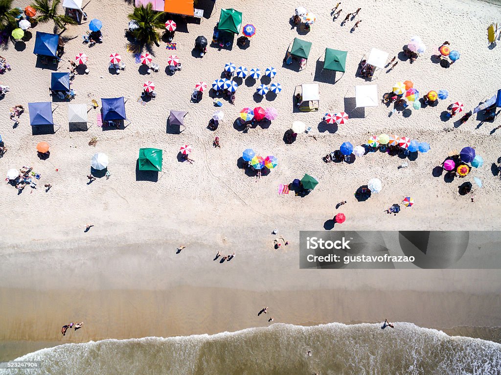 Top view of a Tropical Beach Beach Stock Photo