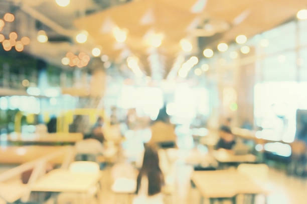 istock Blurred background restaurant with lot of bokeh 523248376
