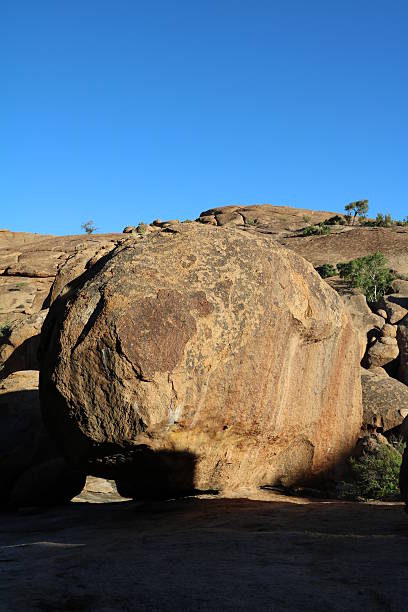 istock Oversized granite rock formations at Bull's Party, Namibia Africa 523250410