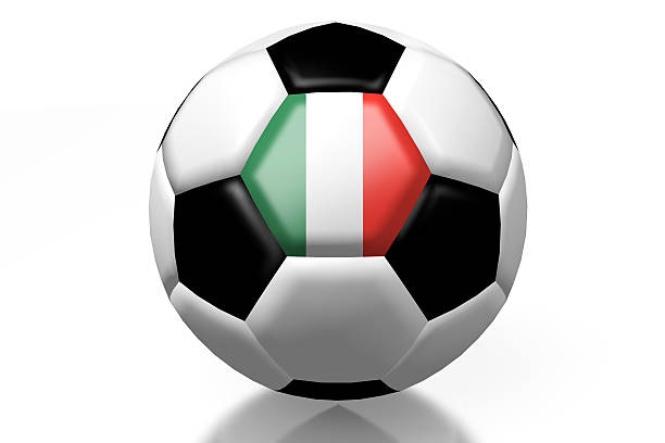 istock 3D soccer ball concept - Italy 523252722