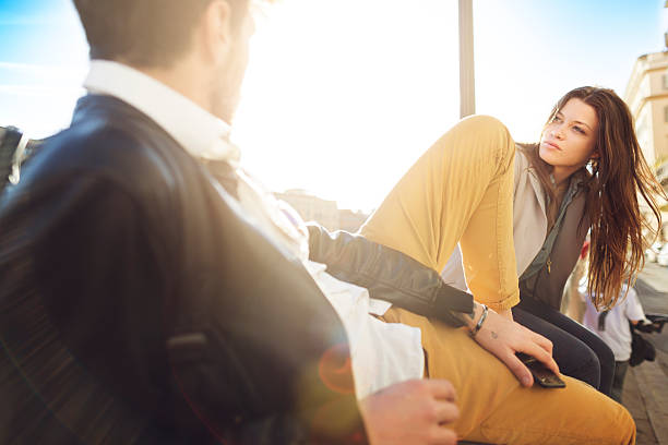 istock Romantic couple in Firenze near Ponte Vecchio 523252924