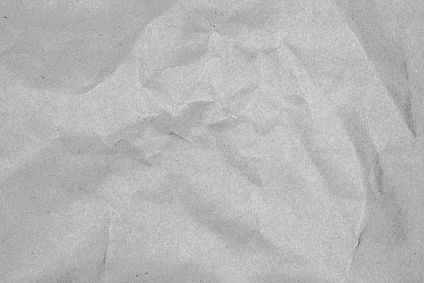 istock Crumpled paper texture for background - gray tone color 523253238
