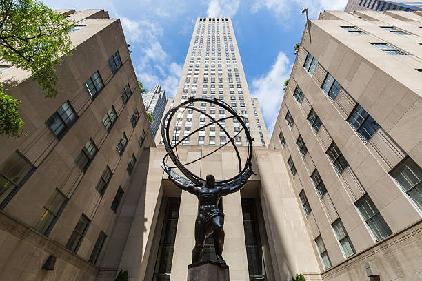 nova iorque, 23 de agosto de 2015 - rockfeller center imagens e fotografias de stock