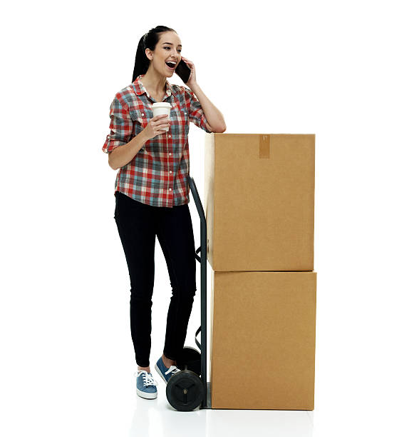 istock Smiling female talking on phone 523254964