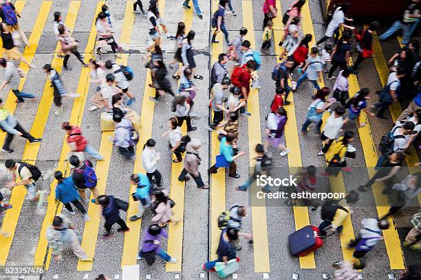 Foto de Hora Do Rush e mais fotos de stock de China - China, Pessoas, Hong Kong