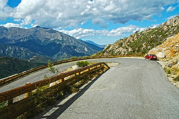 istock Serpentine road in Corsica island 523260885