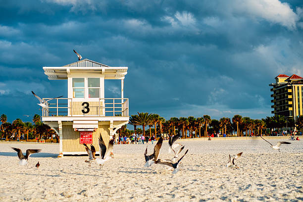 istock Lifeguard tower at the Clearwater Beach. Florida. 523261713