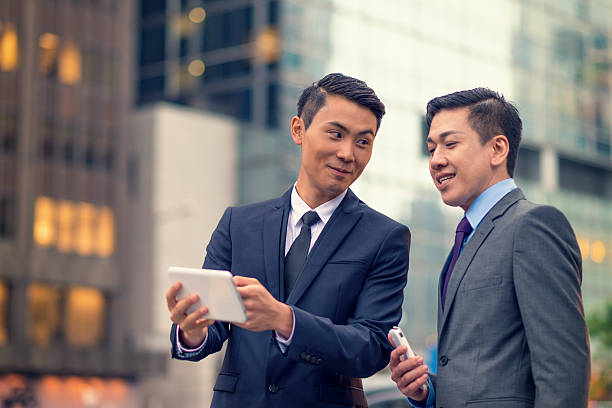 istock Businessman with mobile phone 523261715