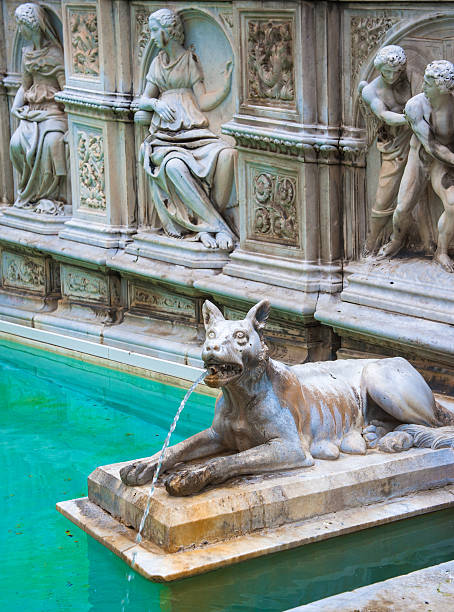 istock Fonte Gaia (Fountain of Joy), Piazza del Campo, Siena, Tuscany 523261959