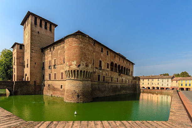 Forli, Emilia-Romagna, Italy: ancient fortress of Caterina Sforza, italian medieval castle. September 2, 2018
