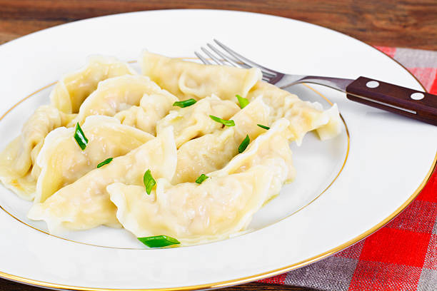 istock Homemade Dumplings, Russian Pelmeni 523264502