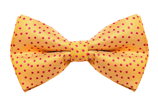 Bow tie Funky polka dotted bow tie isolated on white background bow tie photos stock pictures, royalty-free photos & images