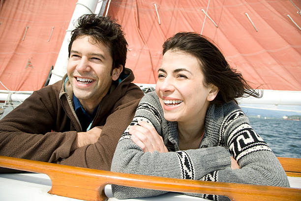 istock Couple Sitting on Sailboat 523265203