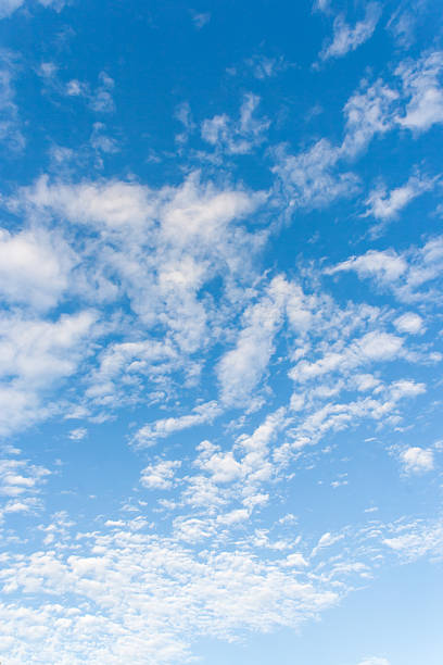 istock Bright sunny day with clouds. Cloudscape on blue sky. 523267296