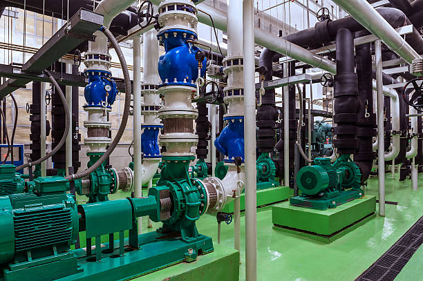 istock Industrial interior and pipes 523272069
