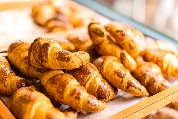 istock fresh croissant for sale 523272511