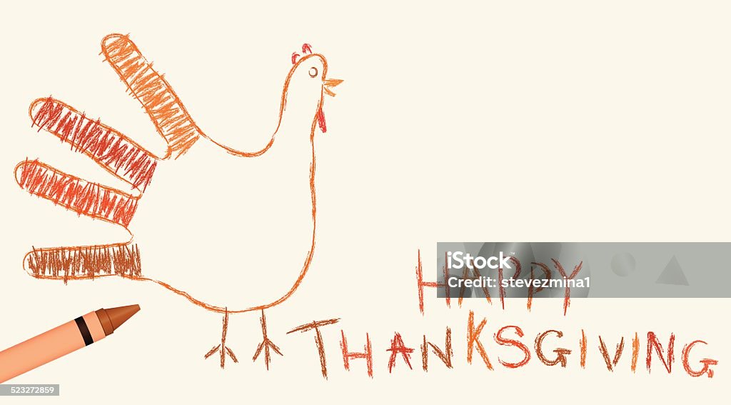 Thanksgiving Turkey Hand http://www.zmina.com/Halloween.jpg Turkey - Bird stock vector