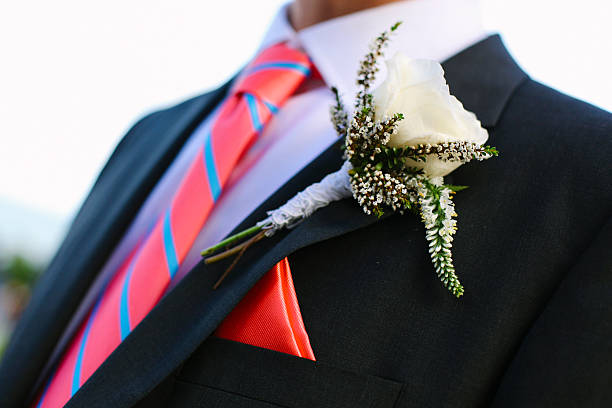 istock Groom's Boutonniere and Tie 523274837