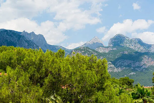 Turkey, a view of the peaks of the Taurus Mountains