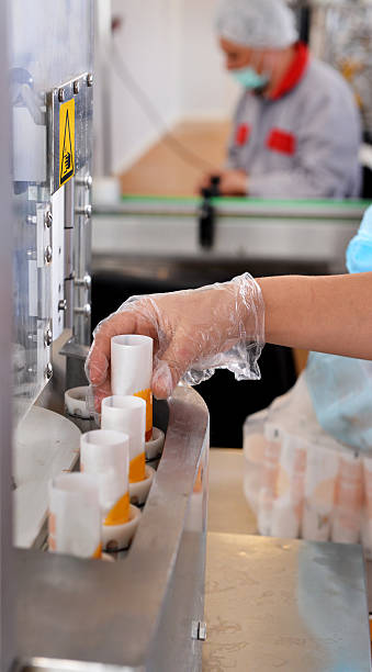istock Tubes in the filling machine 523276377