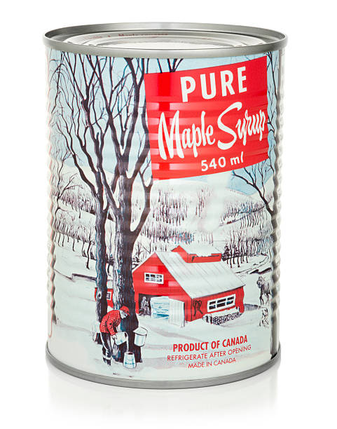 Pure Maple Syrup stock photo