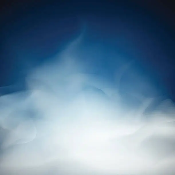 Vector illustration of blue Cloud and smoke  backgrounds abstract  unusual illustration