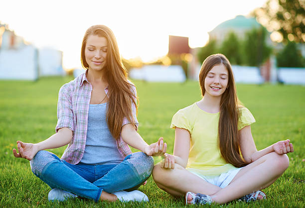 istock Having a zen moment together 523288811
