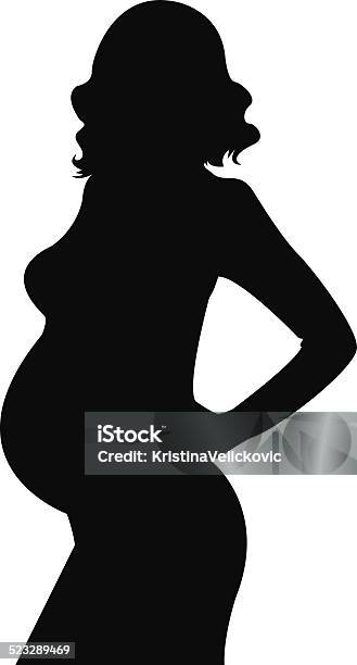 Pregnant Stock Illustration - Download Image Now - Abdomen, Pregnant, Adult