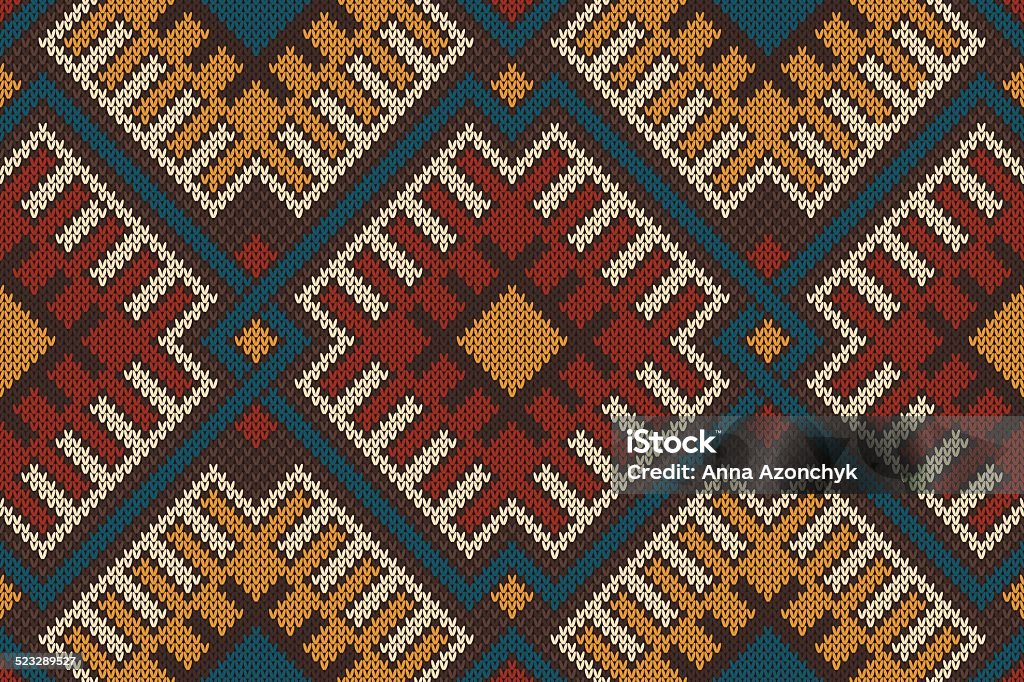 Aztec Wool Patterns Tribal Aztec Seamless Pattern On The Wool Knitted Texture Stock ...