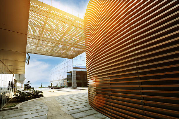 istock Modern business center square 523291231