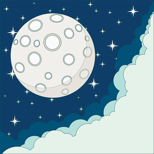 Moon Rises Cartoon 230+ Full Moon Rise Stock Illustrations, Royalty-Free Vector Graphics ...
