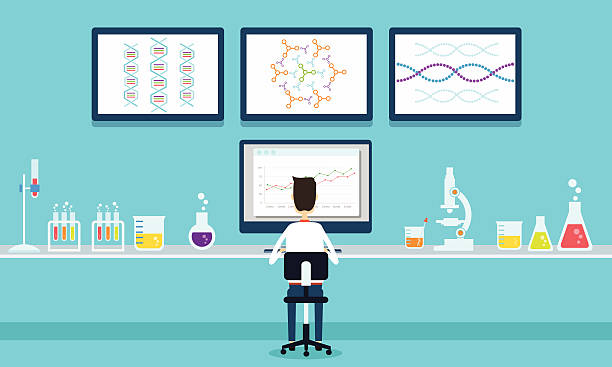 Infographic With A Chemical Laboratory Test Tube Icon Vector Art At Vecteezy