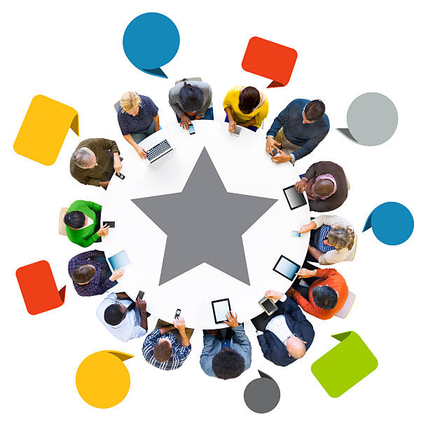 istock Group of People Using Digital Devices for Successfulness 523355577
